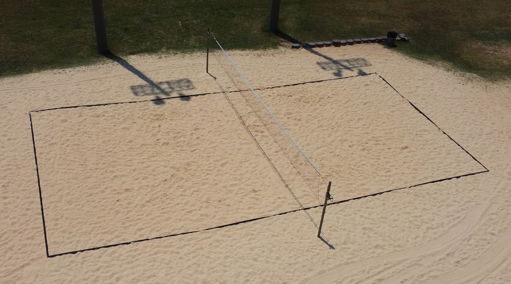 beach volleyball court