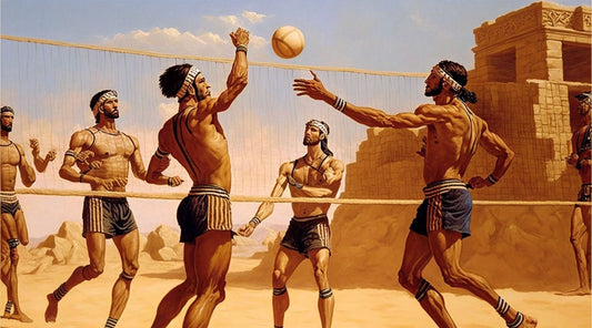 volleyball_played_in_ancient_times_4_players_1_net_1_ball